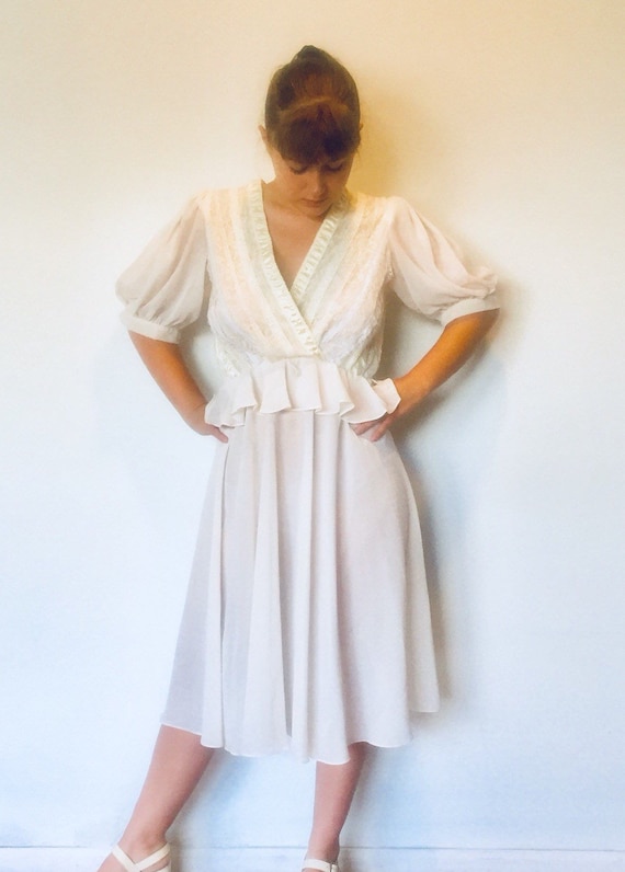 Chiffon skirt 70s deals