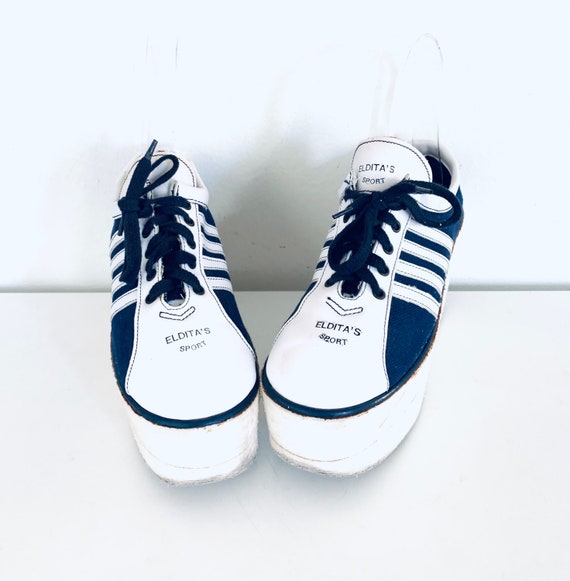 70s platform sneakers