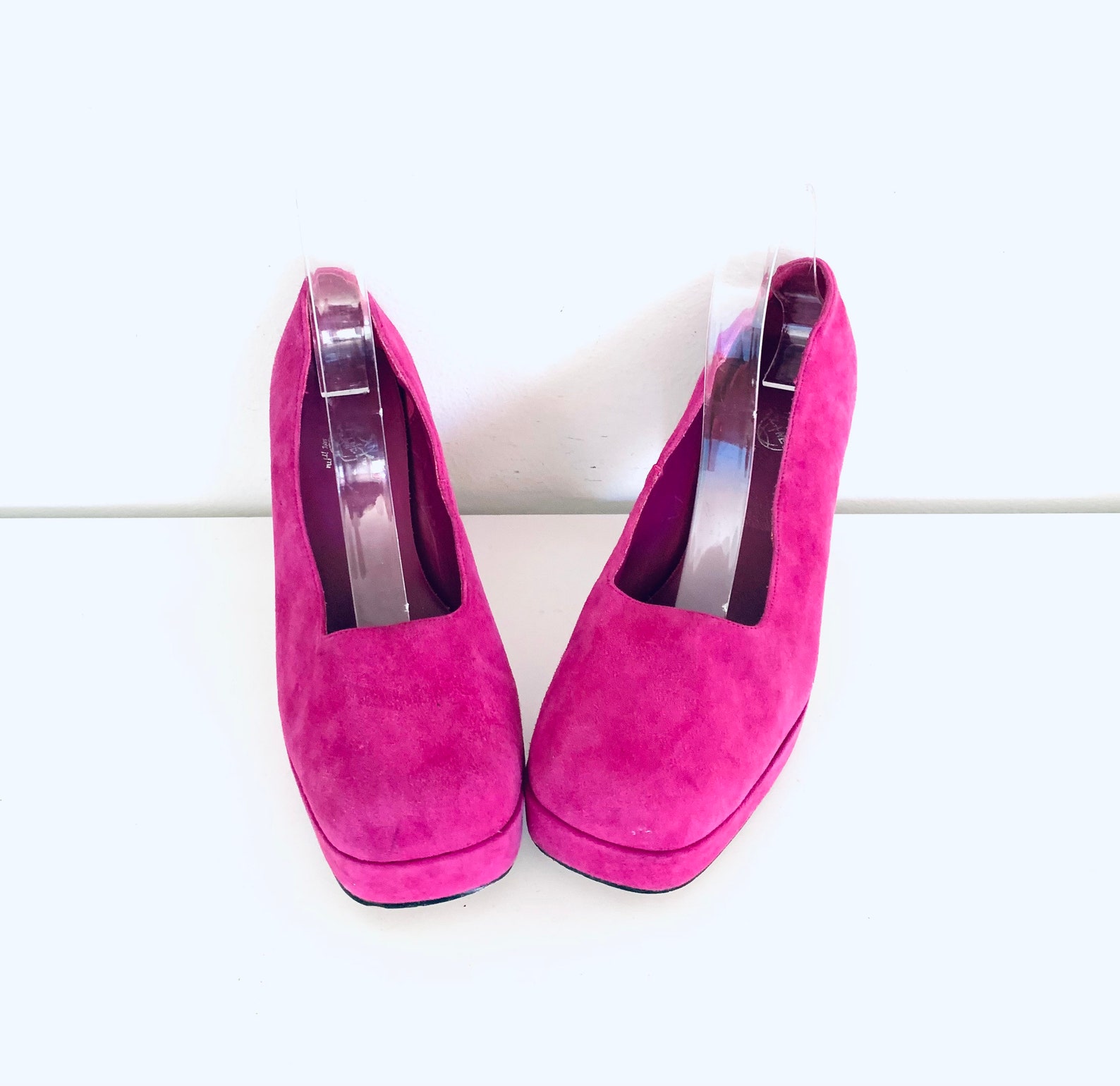 platform mary janes pink