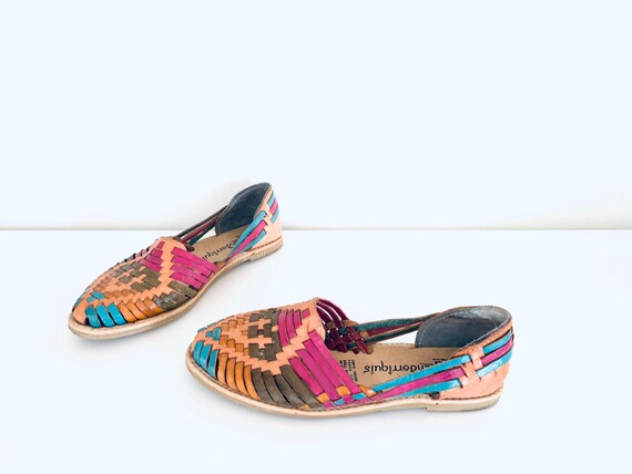 huaraches sandals colorful