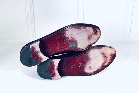 60s Leather Loafers Shoes made in Italy by Bruno … - image 8