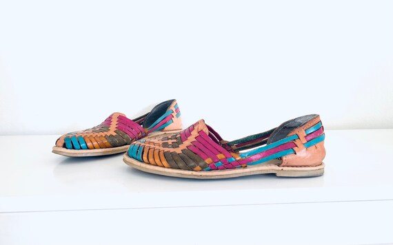 huaraches sandals colorful
