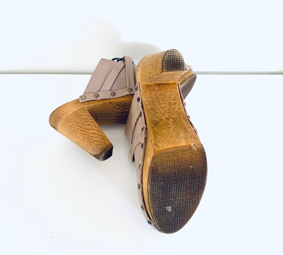 90s Platform Clogs made in Poland by Tacco size 7… - image 9