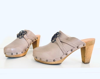 90s Platform Clogs made in Poland by Tacco size 7 37
