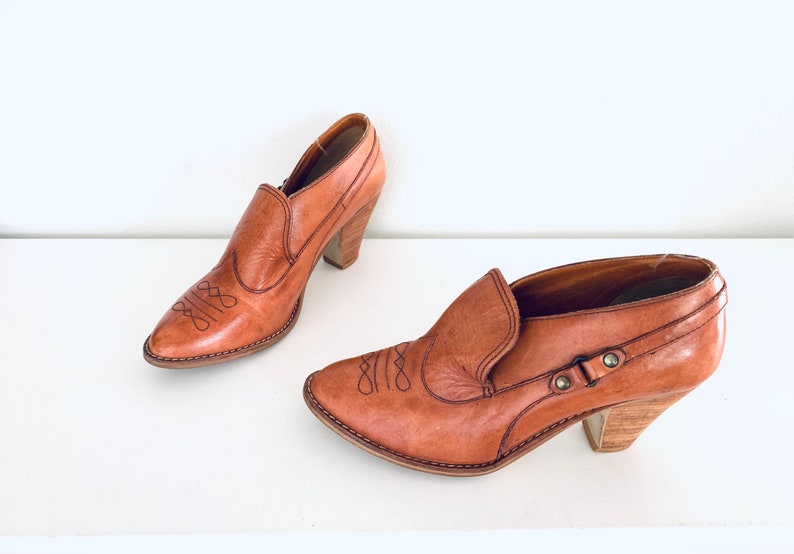 chunky heels 70s