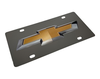 Chevrolet Bowtie, High Quality Stainless Steel with Acrylic Emblem (FREE Shipping)