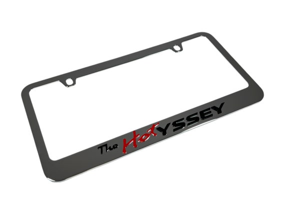 The HOT YSSEY License Plate Frame for the hot Mom Driving the Honda Odyssey Minivan. Etsy