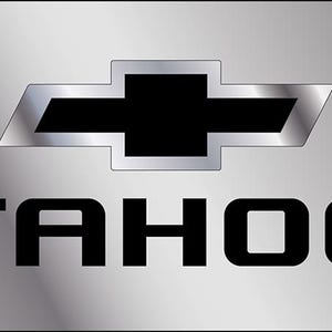 Chevrolet Tahoe, High Quality Stainless Steel with Acrylic Emblem (FREE Shipping)