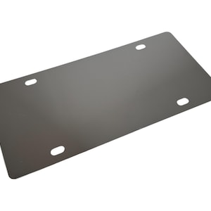 License Plate Blank - High Quality Stainless Steel or Carbon Steel, 304 Grade