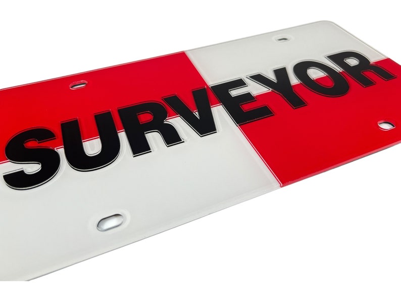 Surveyor Lettering Surveyor Laser-cut Acrylic (free Shipping) - Etsy