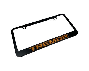 Ford Tremor Black License Plate Frame (Free Shipping)