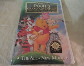 Vintage Factory Sealed Vhs Movie Home Video Disney Pooh S Etsy