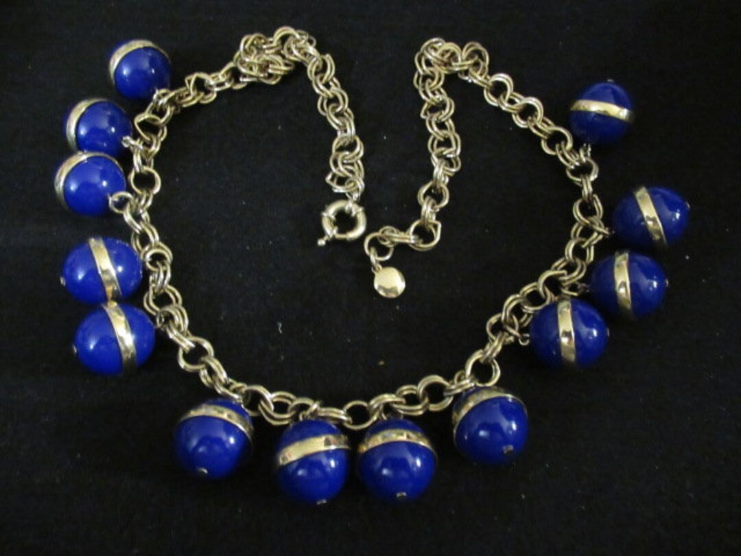 Vintage Costume Jewelry Designer Signed Necklace J Crew Etsy