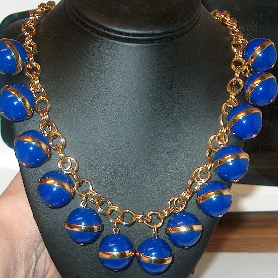 Vintage Costume Jewelry Designer Signed Necklace J Crew Etsy