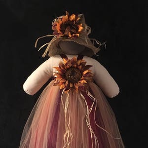 Fall Scarecrow Tutu Costume, Burgundy (Hat Included)