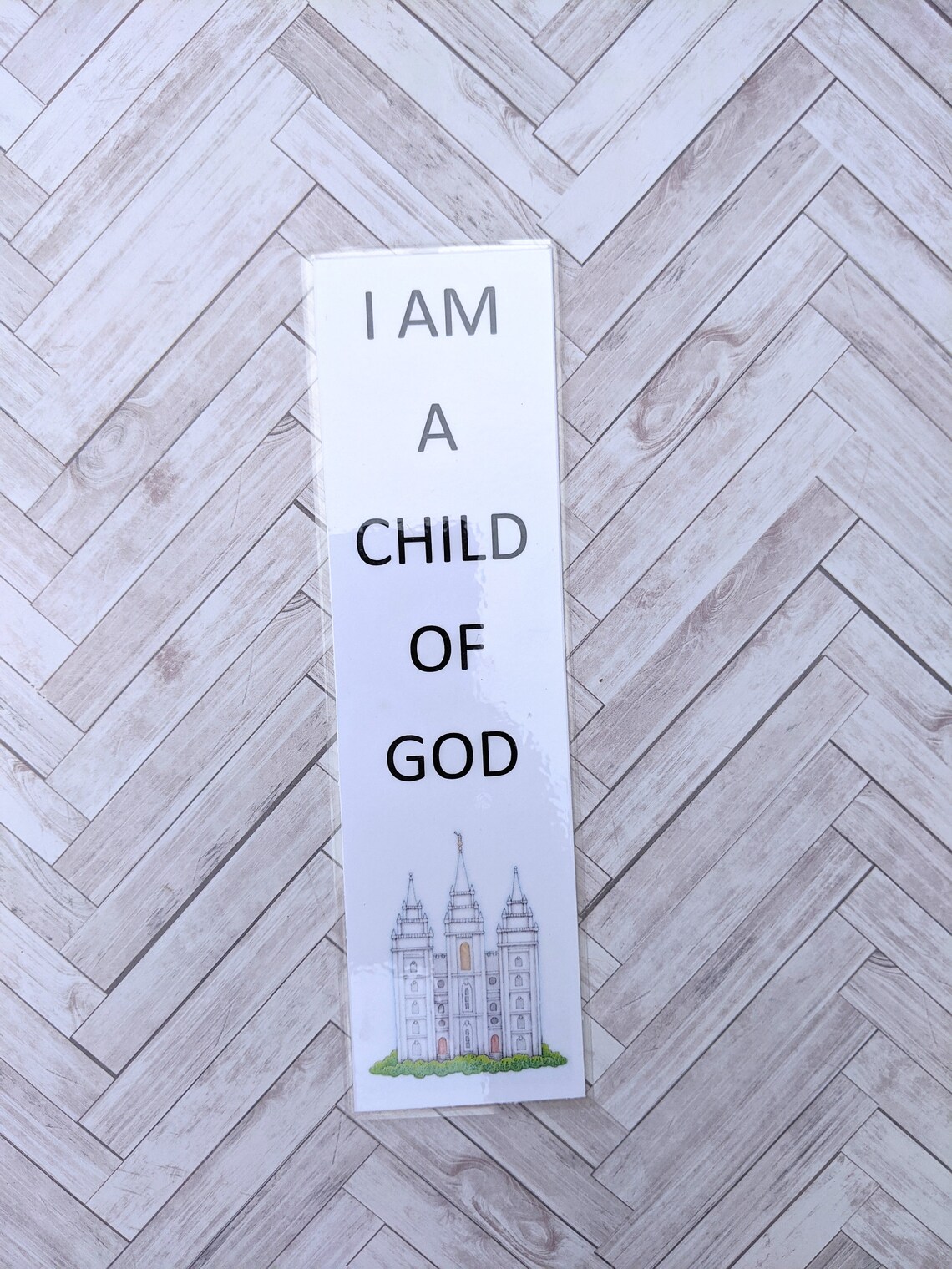 Church Bookmark Baptism Bookmark Primary Bookmark Laminated | Etsy