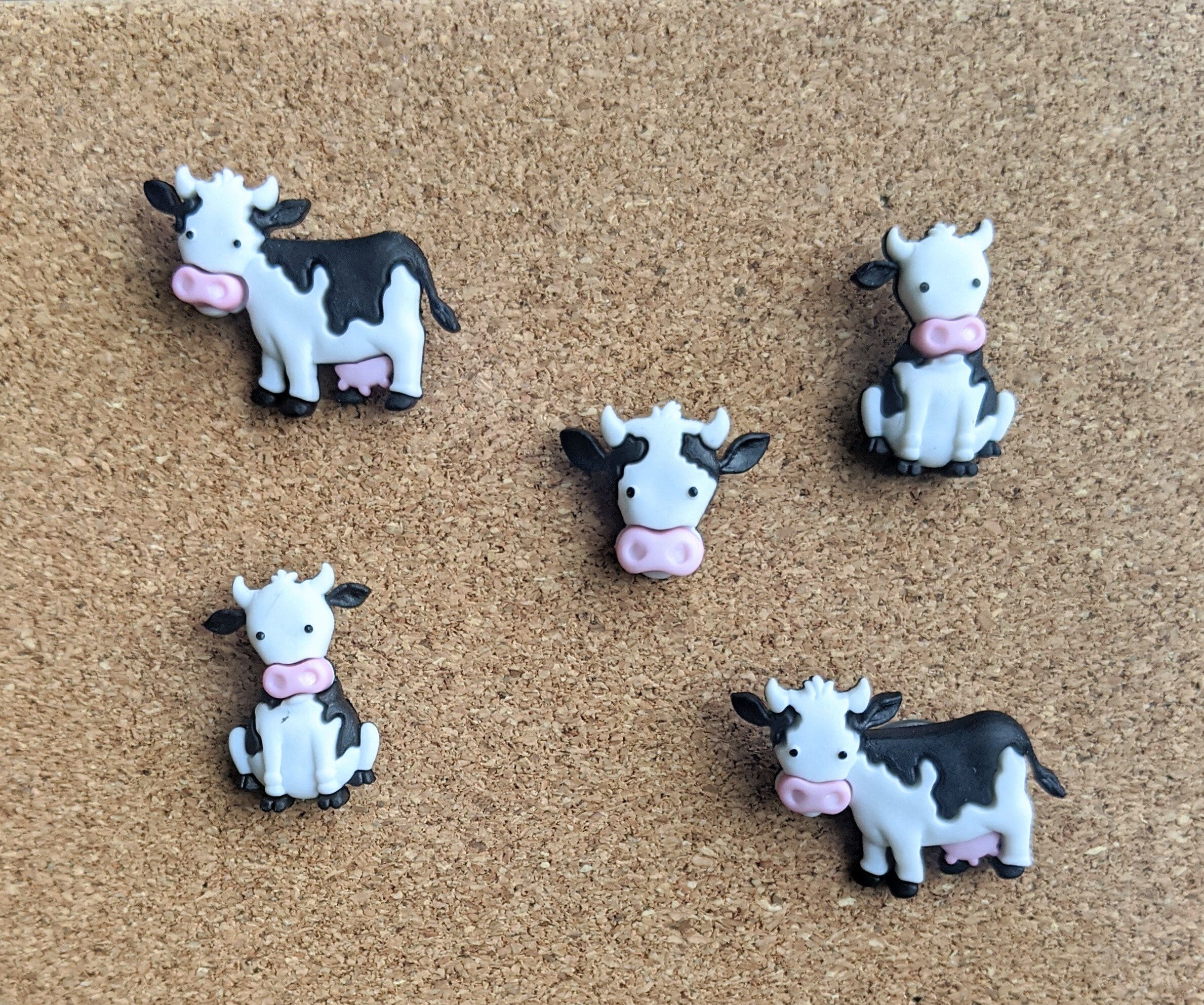 Cow Thumbtacks Cow Pins Cow Push Pins Teacher Gift Farm Etsy