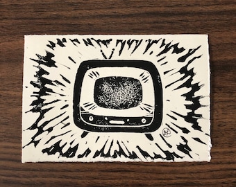 Retro Medium - Original Print - 4x6