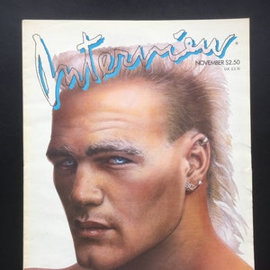 Andy Warhol Interview Magazine | Brian Bosworth | November, 1987