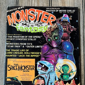 Vintage &quot;Monster Fantasy&quot; Magazine | #4 (#3) | August, 1975