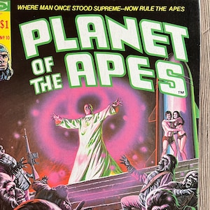 Vintage PLANET Of The APES comic magazine | #10 | July, 1975