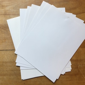 Assorted Lot of 11 Premium Sheets of Coated Papers
