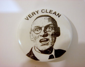 Beatles "Very Clean" Button featuring Paul's Grandfather! A Hard Day's Night