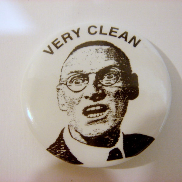 Beatles "Very Clean" Button featuring Paul's Grandfather! A Hard Day's Night