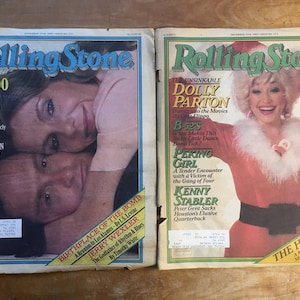 DISTRESSED Rolling Stone Magazine Vintage COVERS | 1979-1981 | Zevon, Police, Lennon, Springsteen, Cars, Clash, Petty, Eagles and More