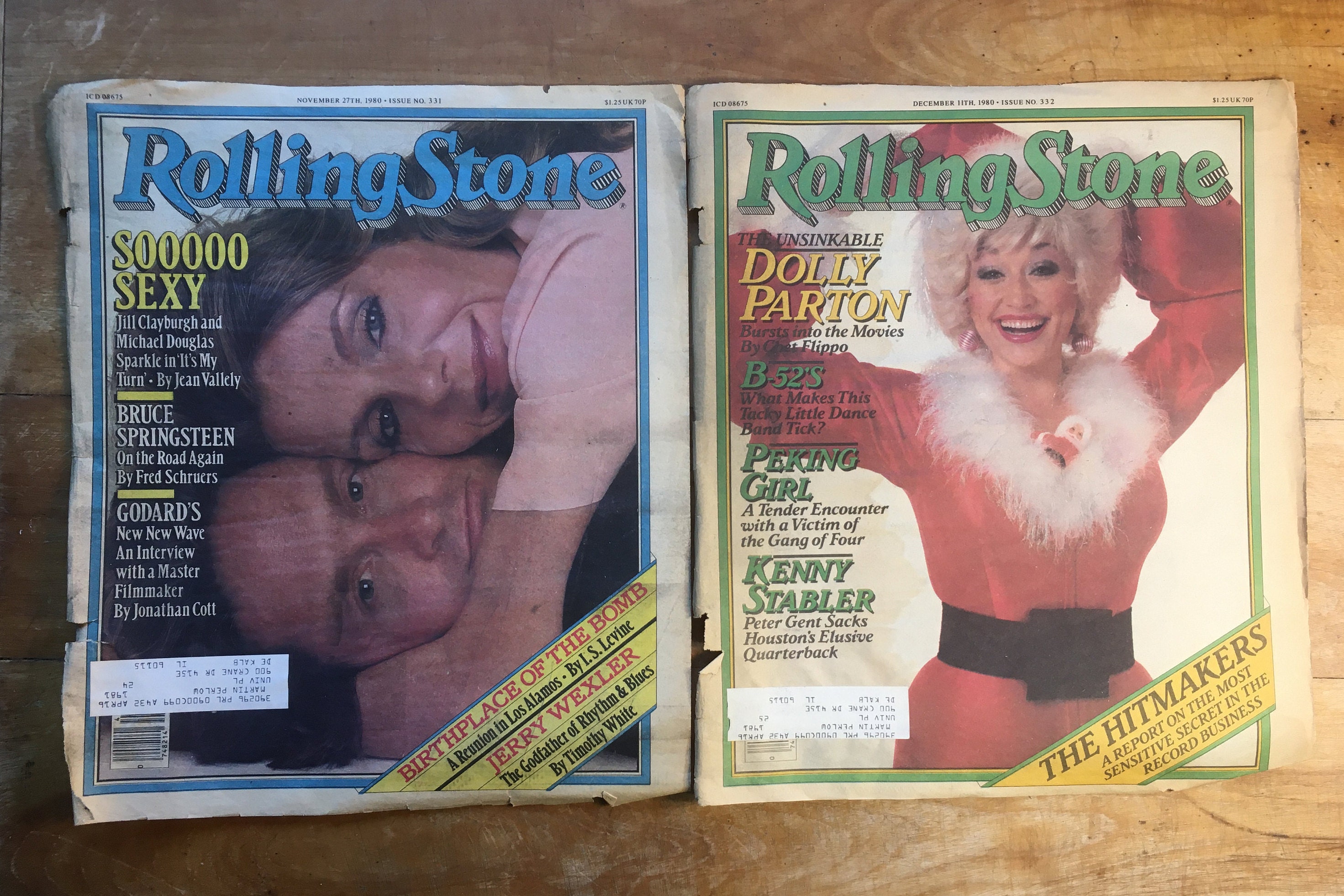 Distressed Vintage Rolling Stone Magazine Covers 1979-1981 - Etsy