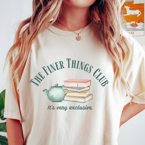 Finer things club, The Office tv show, The Office shirt, Dunder Mifflin, Gift of Office fans, finer things club shirt, The Office gift