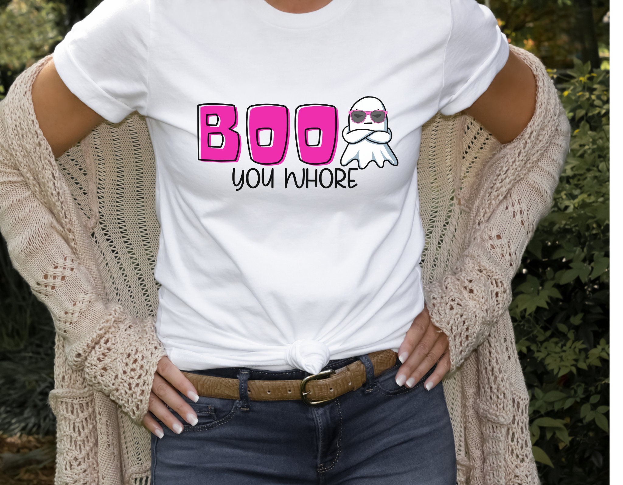 Discover Boo shirt, boo you whore, mean girls shirt, mean girls halloween, funny halloween shirt,