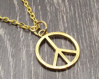 Peace Sign Gifts Peace Sign Jewelry Peace Sign Necklace Women V Sign Necklace Victory Sign Necklace Peace Sign Hand Necklace