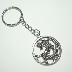 Dragon Pendant Keychain, Dragon Key Ring, Dragon Pendant Lanyard, Dragon Charm Keyring, Gift for Men, Men's Accessories, Women's Accessories