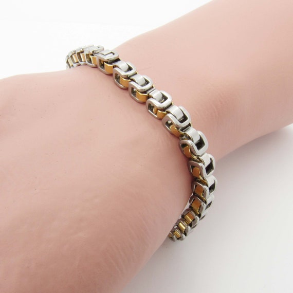 ブレスレット LANARCHIVE Bold Chain Tangs Bracelet Bold Gold Women Chain Bracelet, Thick Chain Bracelet, Gold
