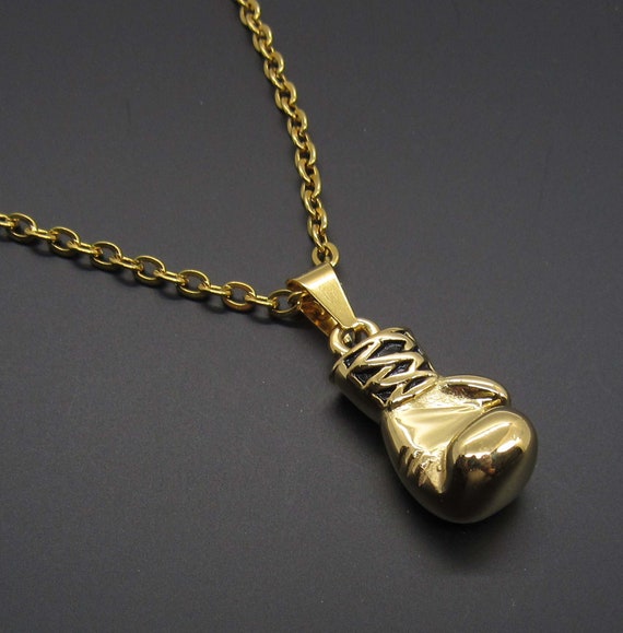 Boxing Gloves Pendant and Chain Necklace – Sportzzheads