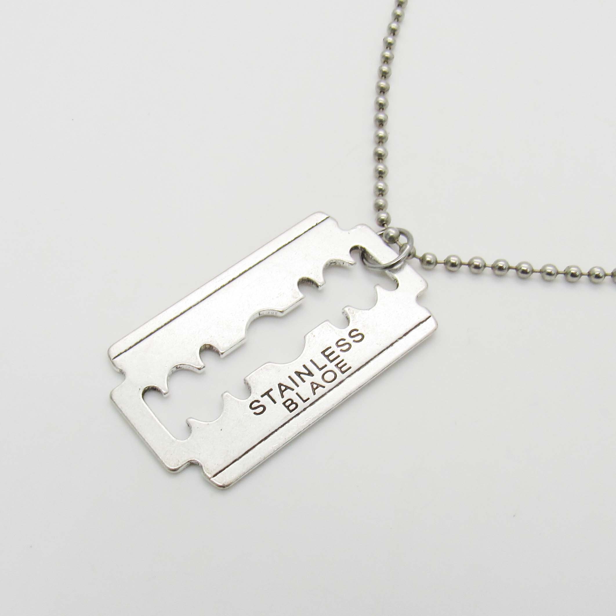 Razor Blade Necklace by Jessyka Robyn Jewelry – ShopAA