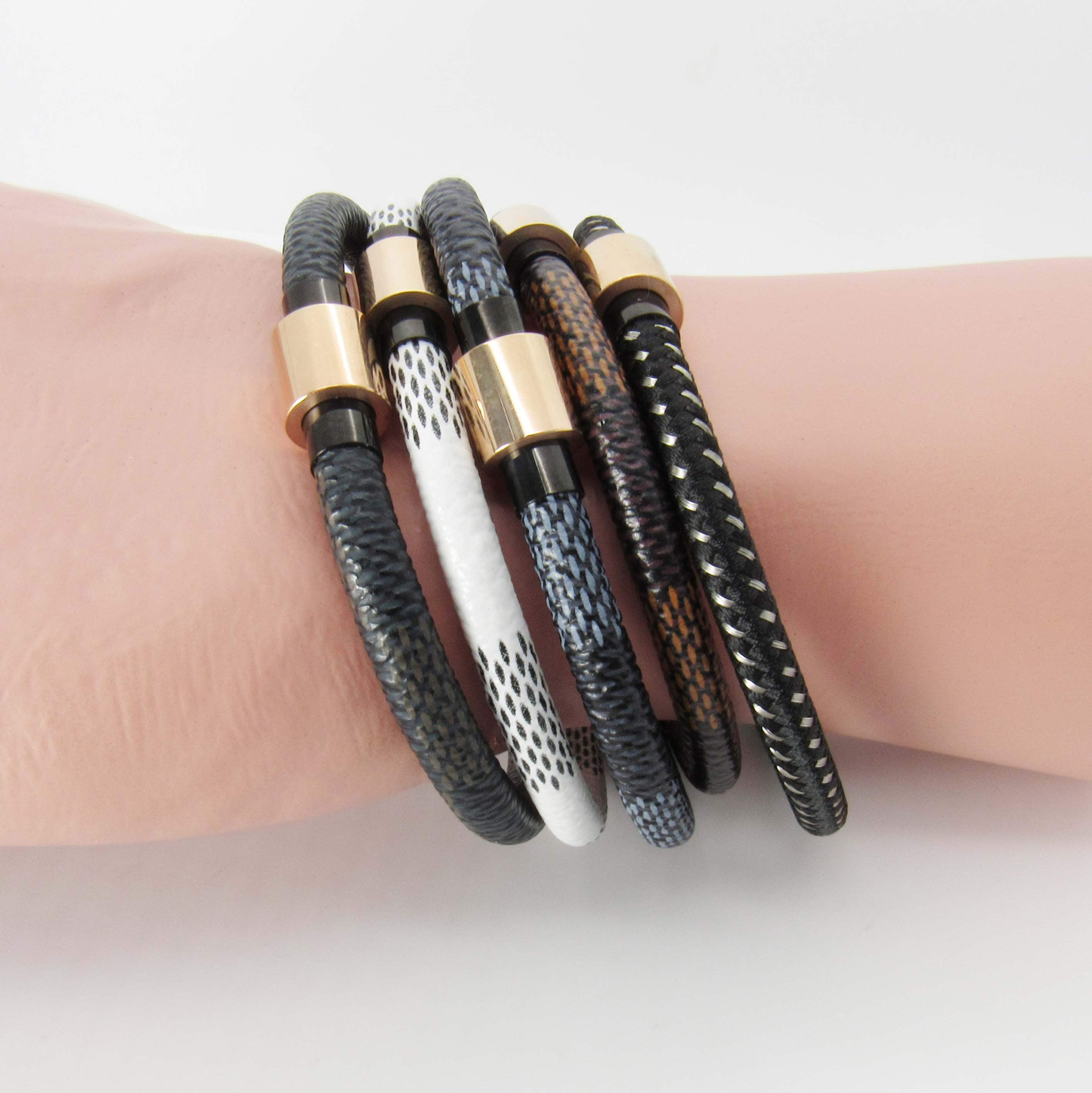Louis Vuitton Snake Skin Bracelet