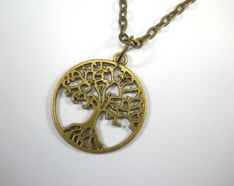 Tree Of Life Pendant Necklace, Tree Of Life Charm, Nature Necklace, Tree Charm, Gift for Women, Women's Necklace, Men's Necklace