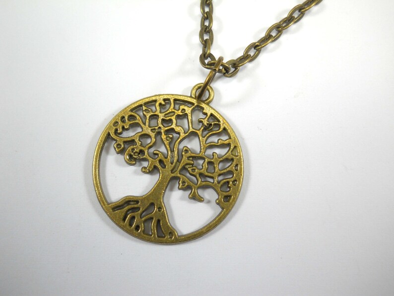 Tree Of Life Pendant Necklace, Tree Of Life Charm, Nature Necklace, Tree Charm, Gift for Women, Women's Necklace, Men's Necklace image 1