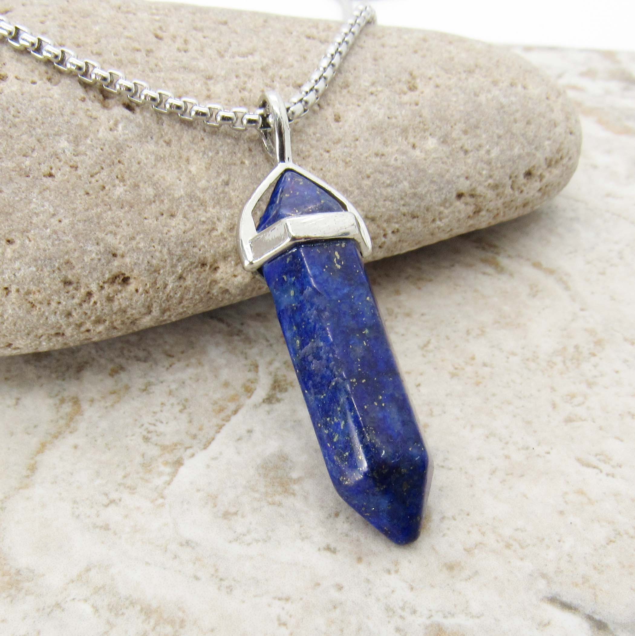 Lapis lazuli on sale gemstone necklace