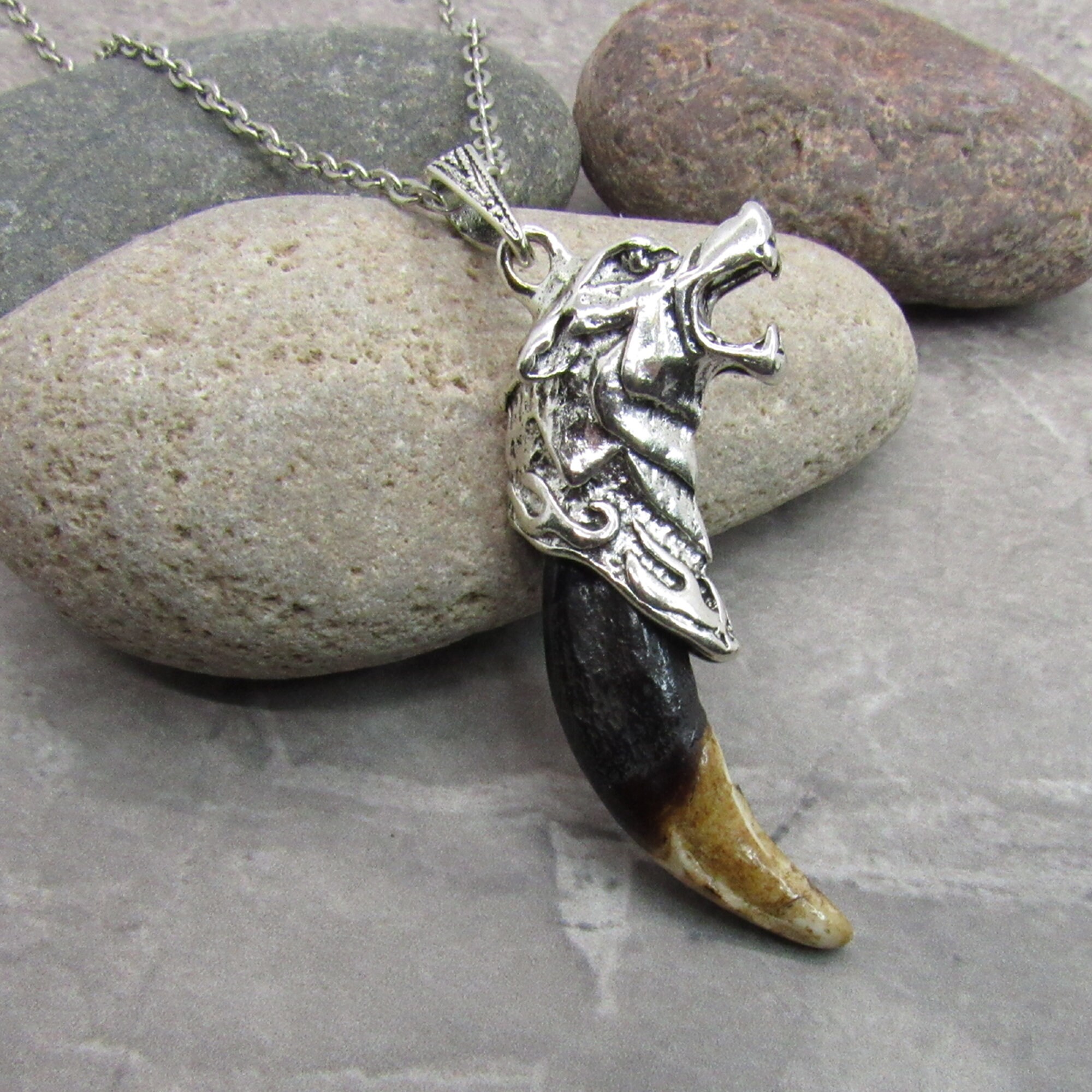 Large Wolf Tooth Necklace Wolf Teeth Necklace Wolf Necklace Wolf Tooth  Necklace Real Wolf African Native American Large Wolf Tooth Necklace - Etsy