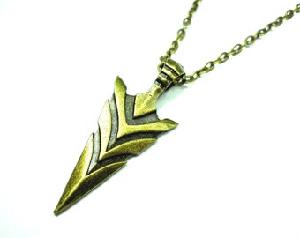 Medieval Arrowhead Pendant, Arrowhead Necklace, Archery Jewelry, Men's Necklace, Tribal Pendant Necklace, Women's Necklace, Men's Jewelry
