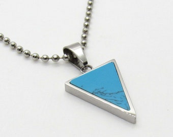 【AG X JOSILVER】Triangle Ruler Necklace - Turquoise il_340x270.2066318801_nuub.jpg