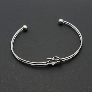 Stainless Steel Cuff Knot Bracelet, 201 Hypo Allergenic Stainless Steel, Cuff Bracelet for Men, Fashion Bracelet, Men&#39;s Jewelry