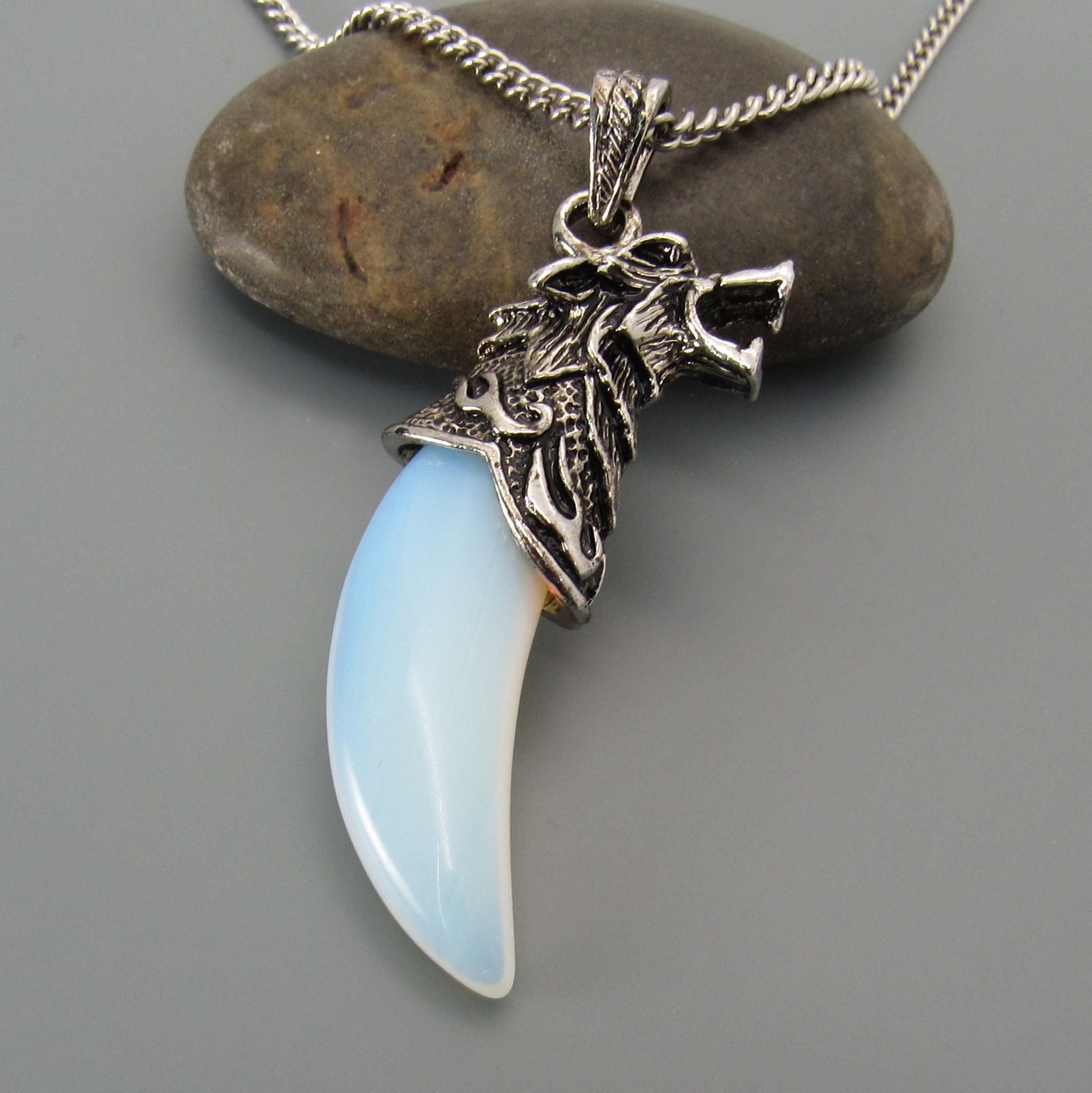 Wolf fang shop pendant