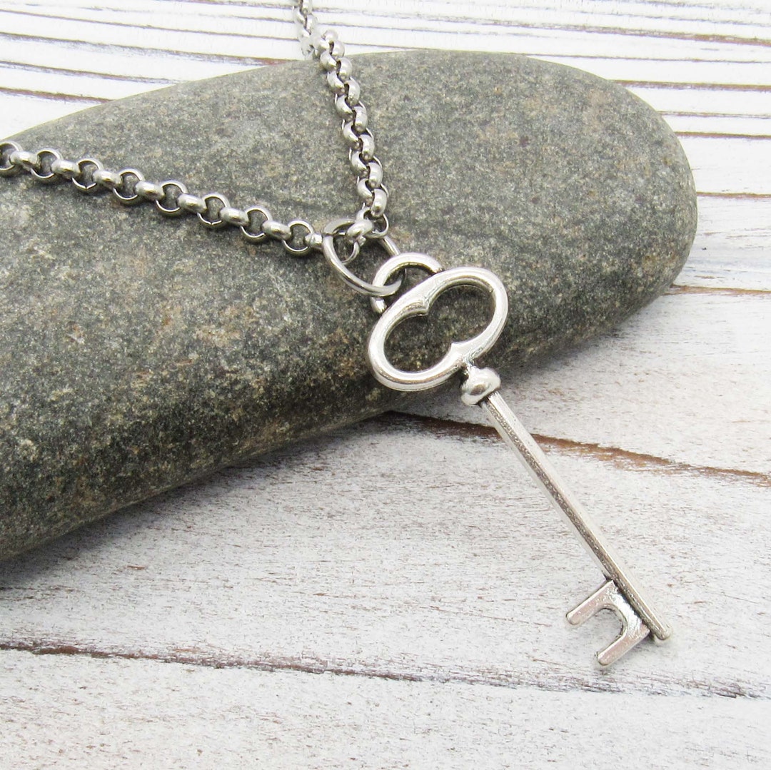 【MILLO ARCHIVE】Aim Combined Necklace [Antique Silver] Multi Keyring Necklace, Sterling Silver|NU900677 – John Hardy