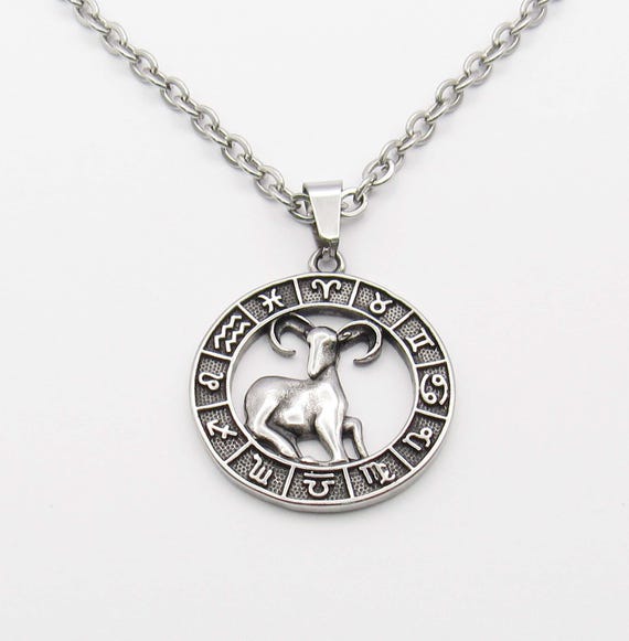 H. Zbruj Collana Segno Zodiacale Leone In Argento 925 Con Zirconia - Ciondolo Astrologico Per Donne In Scatola Regalo
