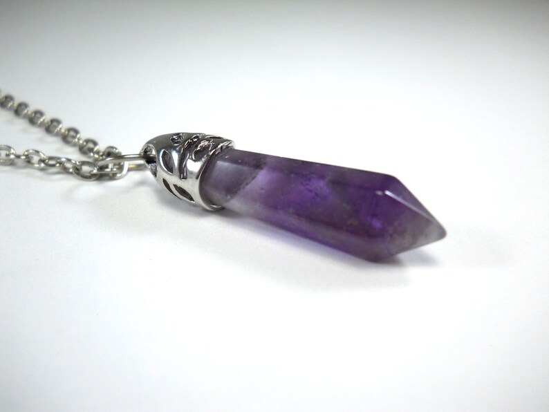 amethyst crystal necklace mens amethyst crystal necklace mens