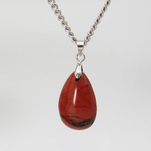 Red jasper pendant sale
